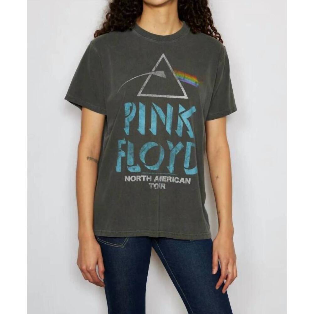 NEW PEOPLE OF LEISURE pink floyd north american tour tee in vintage black